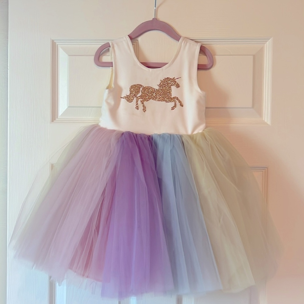 UNICORN DRESS Costume tutu (Size 3T)